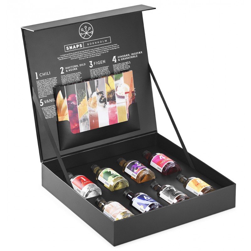 Snaps, Bornholm Gaveæske 8 x 5 cl