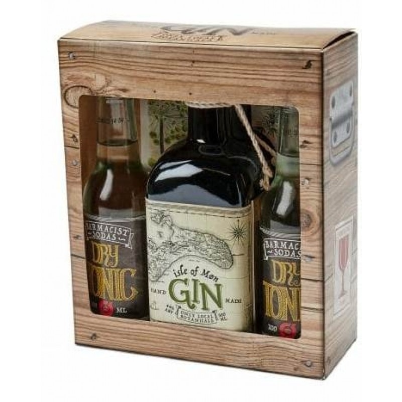 Isle of Møn Gin i Gaveæske med 2 fl. Tonic
