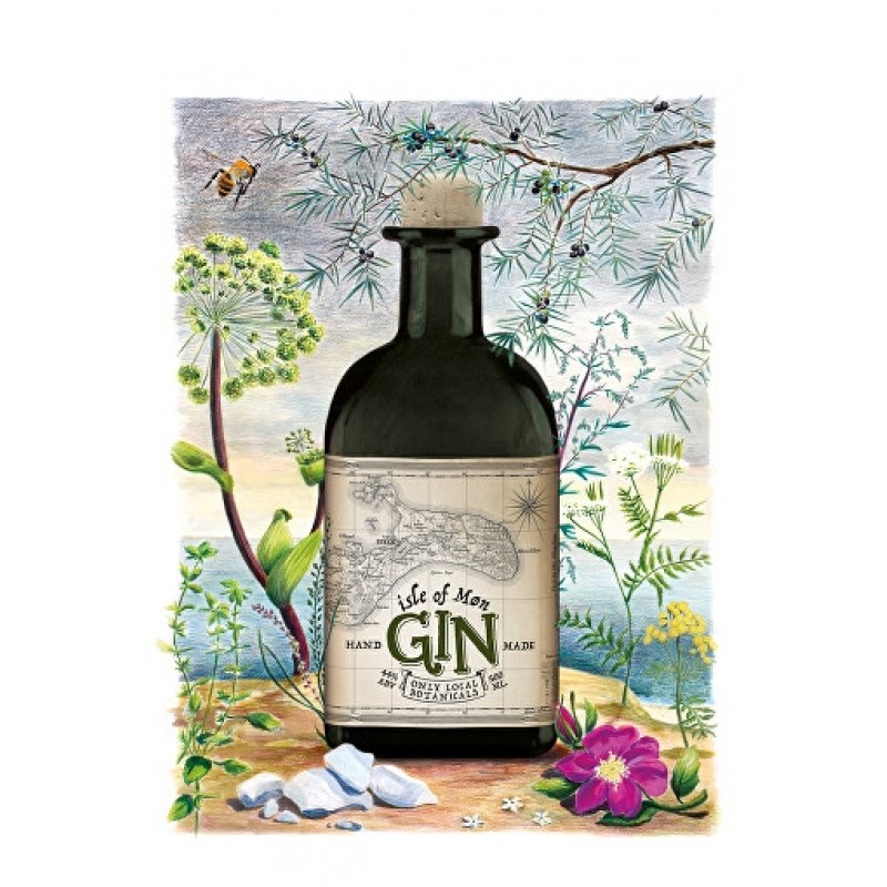 Isle of Møn Gin i Gaveæske med 2 fl. Tonic
