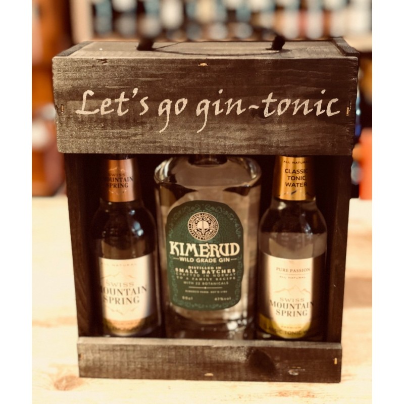 Kimerud Wild Grade Gin i gavekasse med 2 Tonic