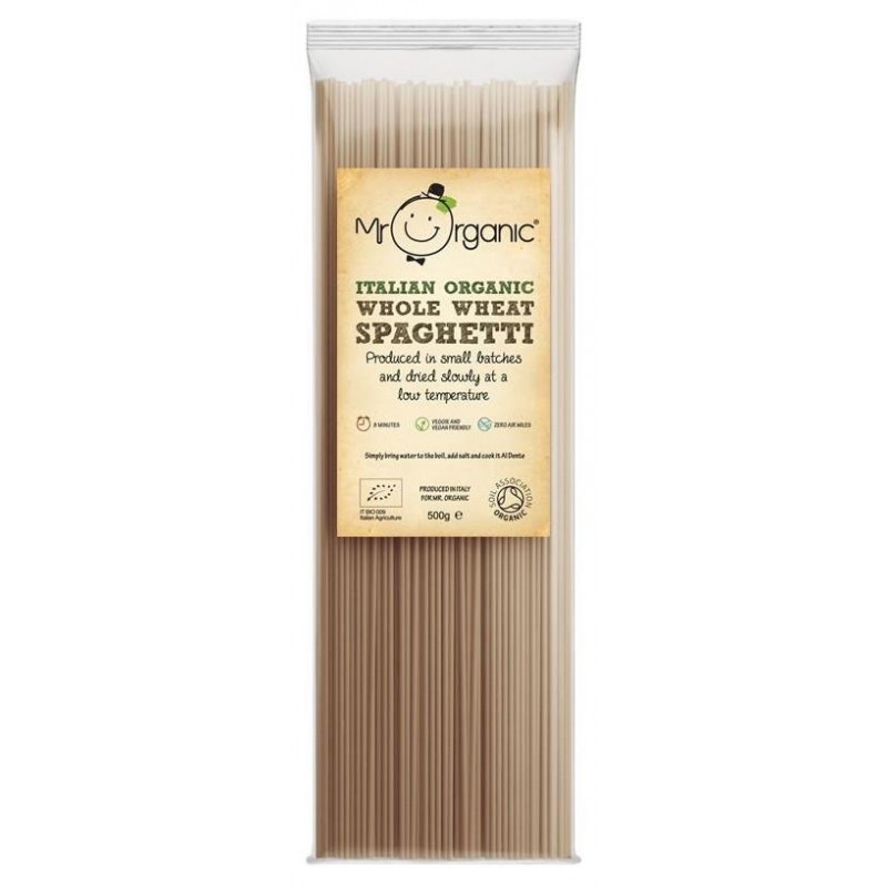 Mr. Organic, Whole Wheat økologisk Spaghetti