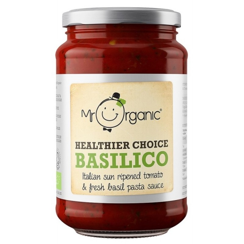 Mr. Organic, Basilico Sauce 