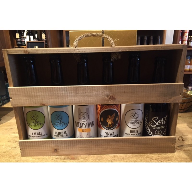 Munkebo Mikrobryg, Gave Trækasse med 6 x 33 cl.