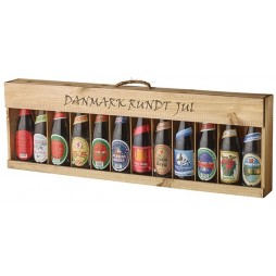Danmark Rundt juleøl i flot trækasse